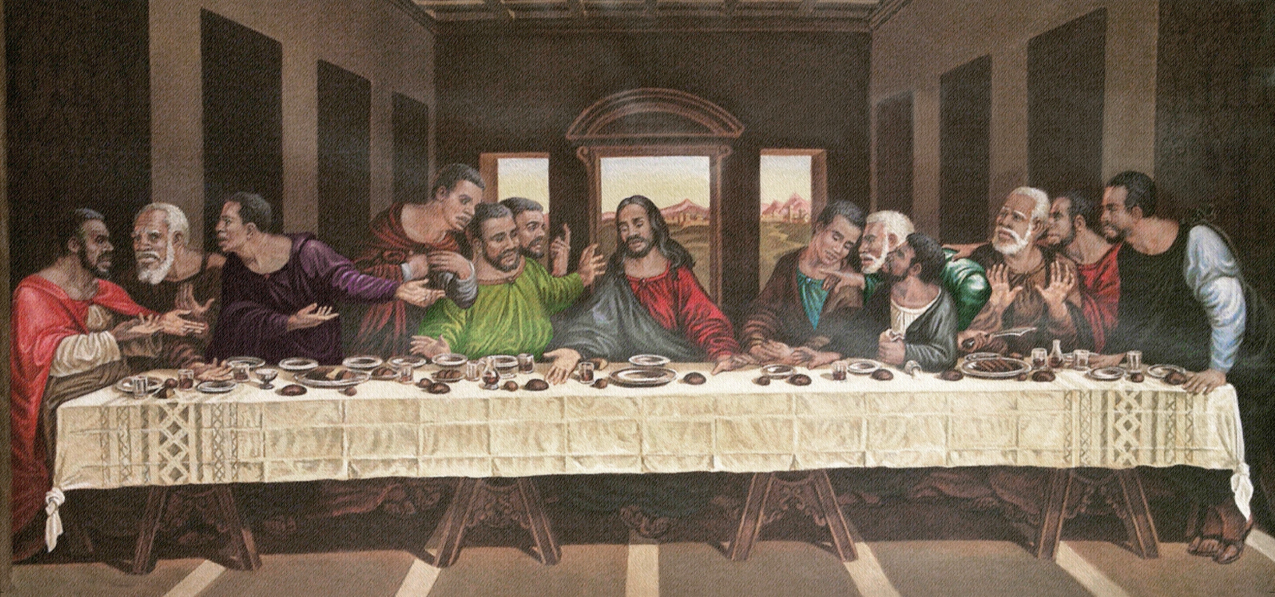 HP-AG-121-AA Last Supper African American